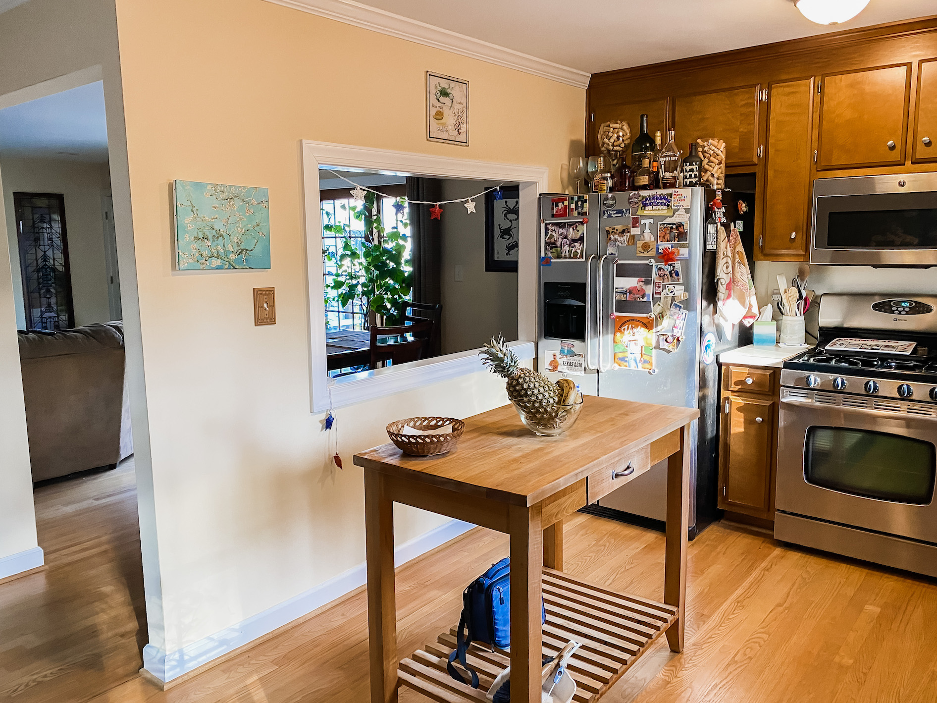 Lipcious Kitchen Remodel Before - wall removed, full gut, pull and replace